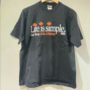 Harley-Davidson Black Graphic T-Shirt for Men